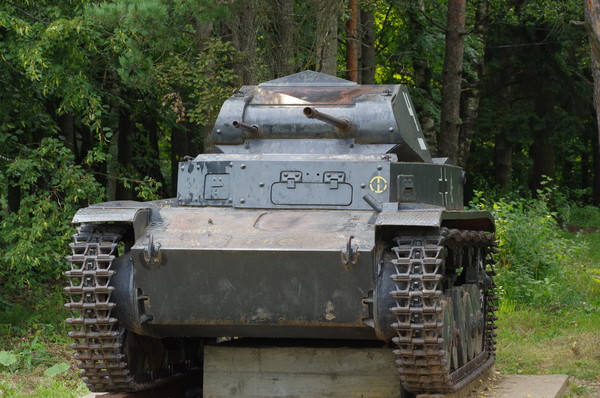 Лёгкий танк Pz Kpfw II (Ленино-Снегирёвский военно-исторический музей)