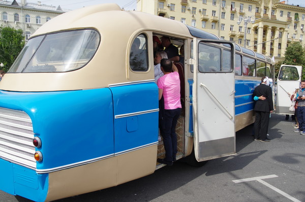 Междугородный автобус Ikarus 55 1953 года выпуска