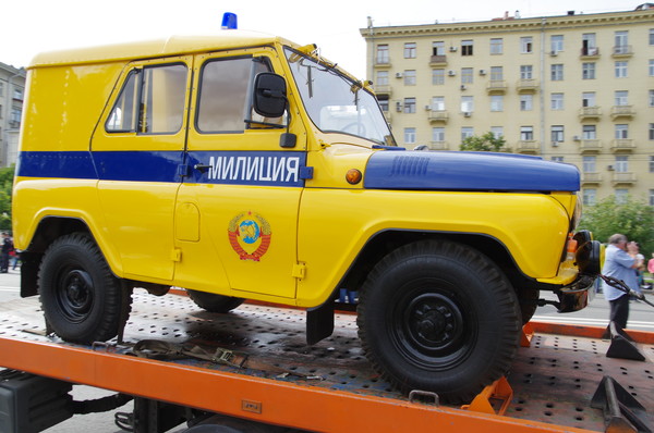 Милицейский автомобиль на базе УАЗ-469Б