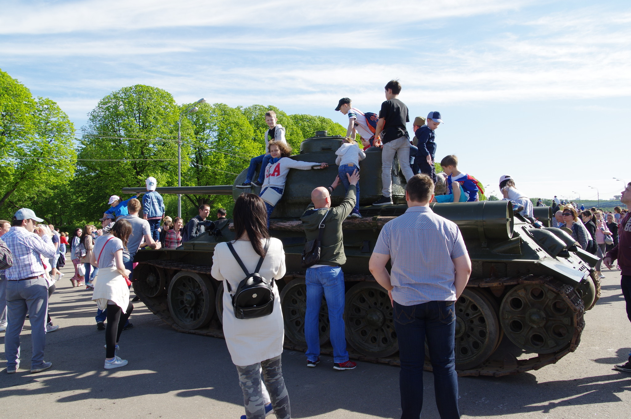 Средний танк Т-34-85 в Парке Горького