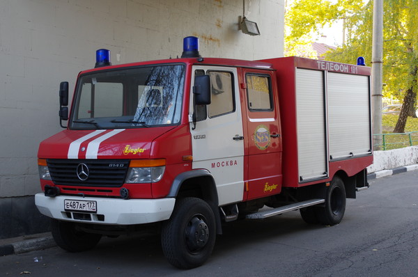 Пожарная машина на шасси Mercedes-Benz