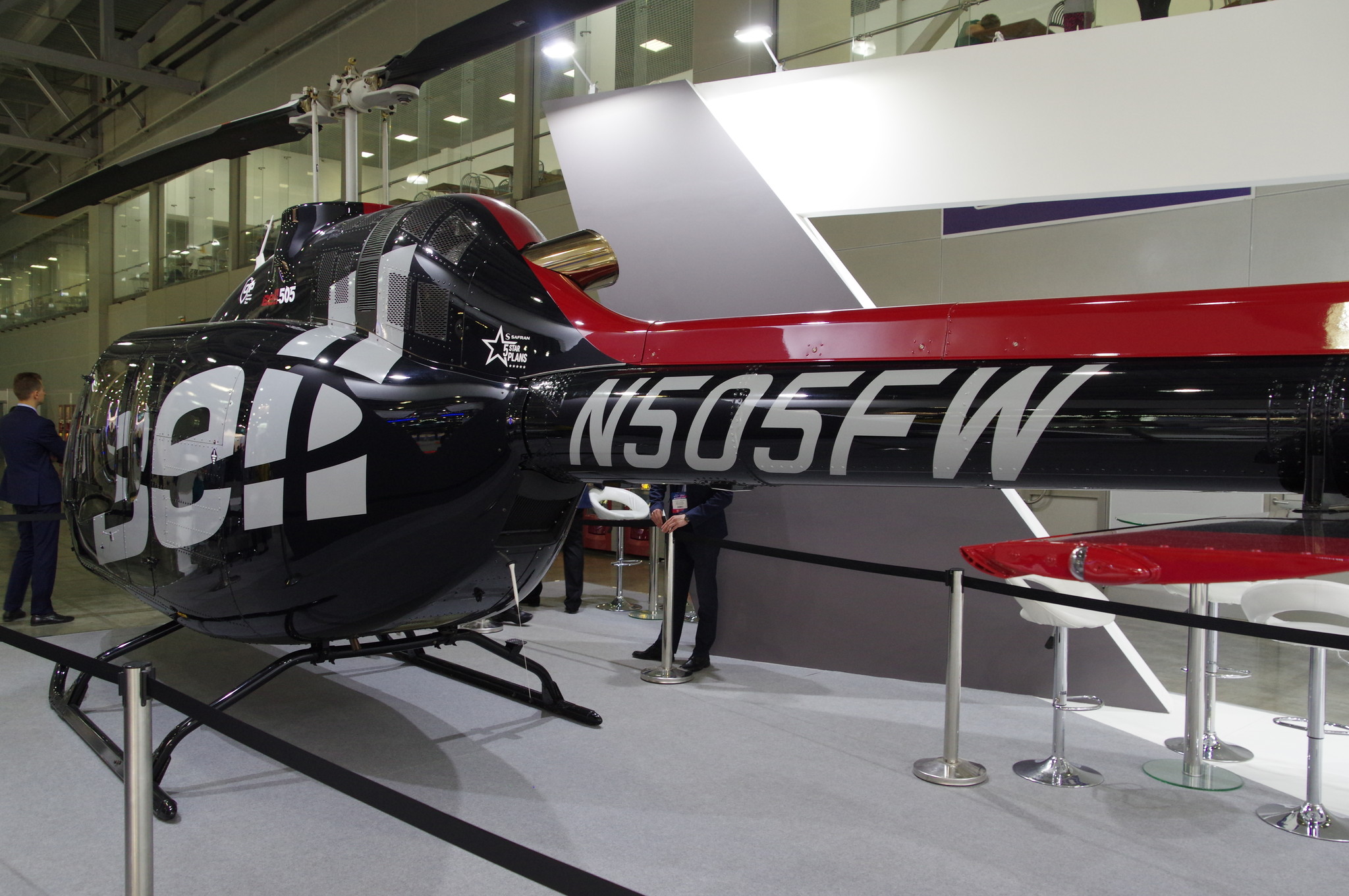 Премьера нового лёгкого вертолёта Bell 505 Jet Ranger X на 11-й Международной выставке вертолётной индустрии HeliRussia 2018