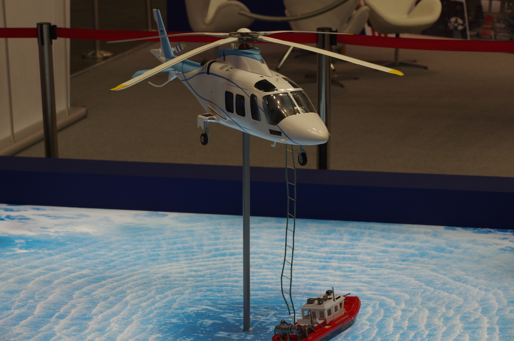 Модель вертолёта Agusta Westland AW109