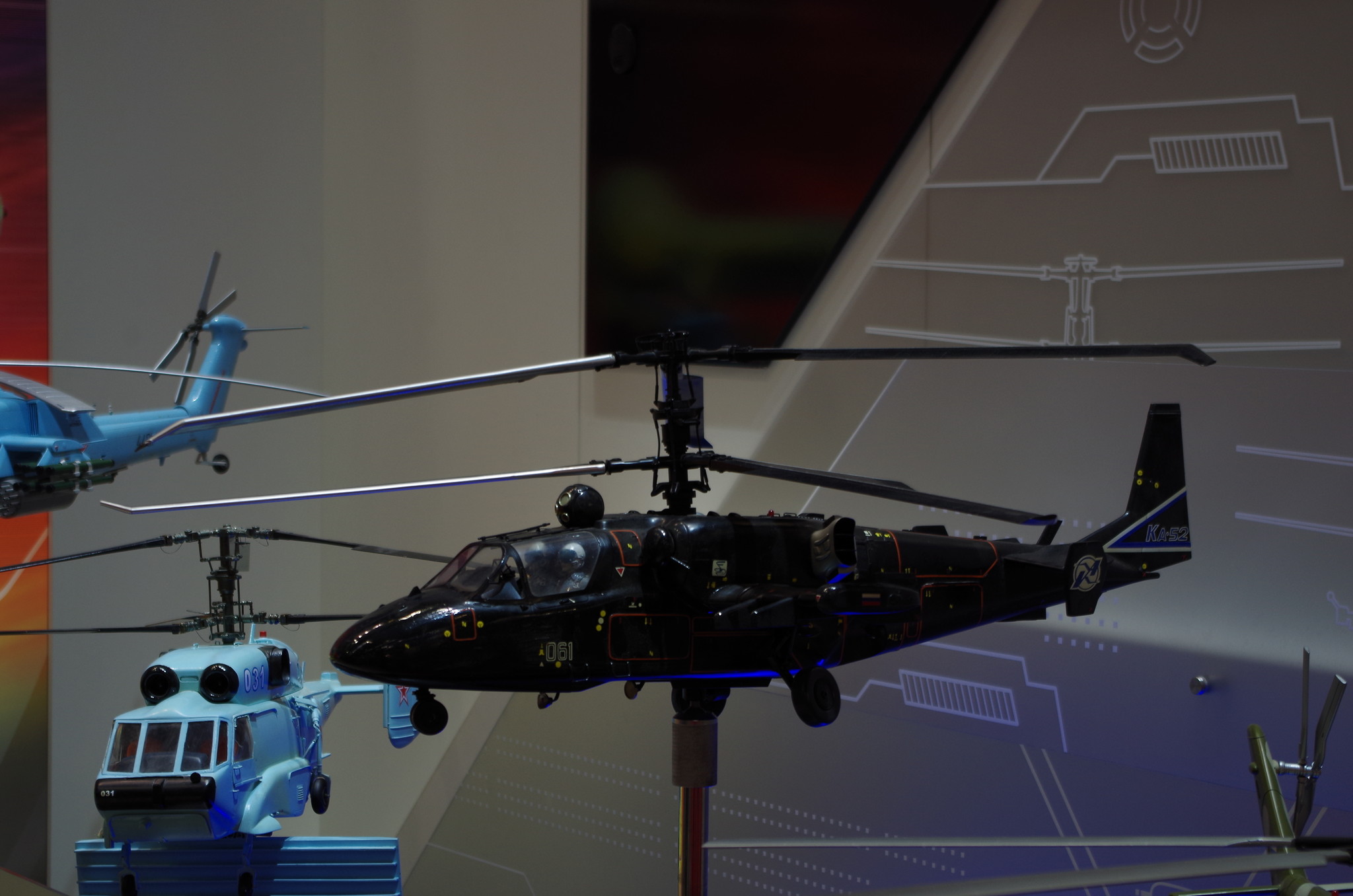 Модель вертолёта Ка-52 «Аллигатор»