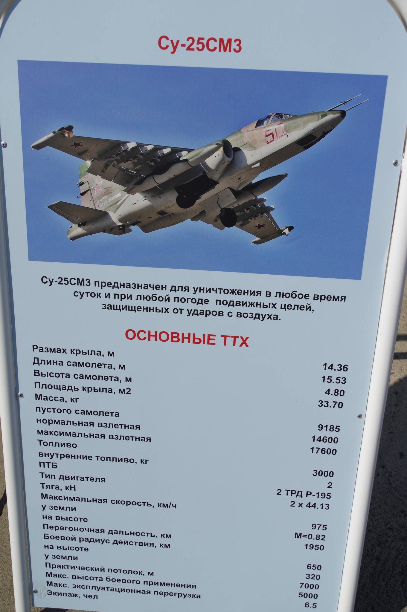Штурмовик Су-25СМ3