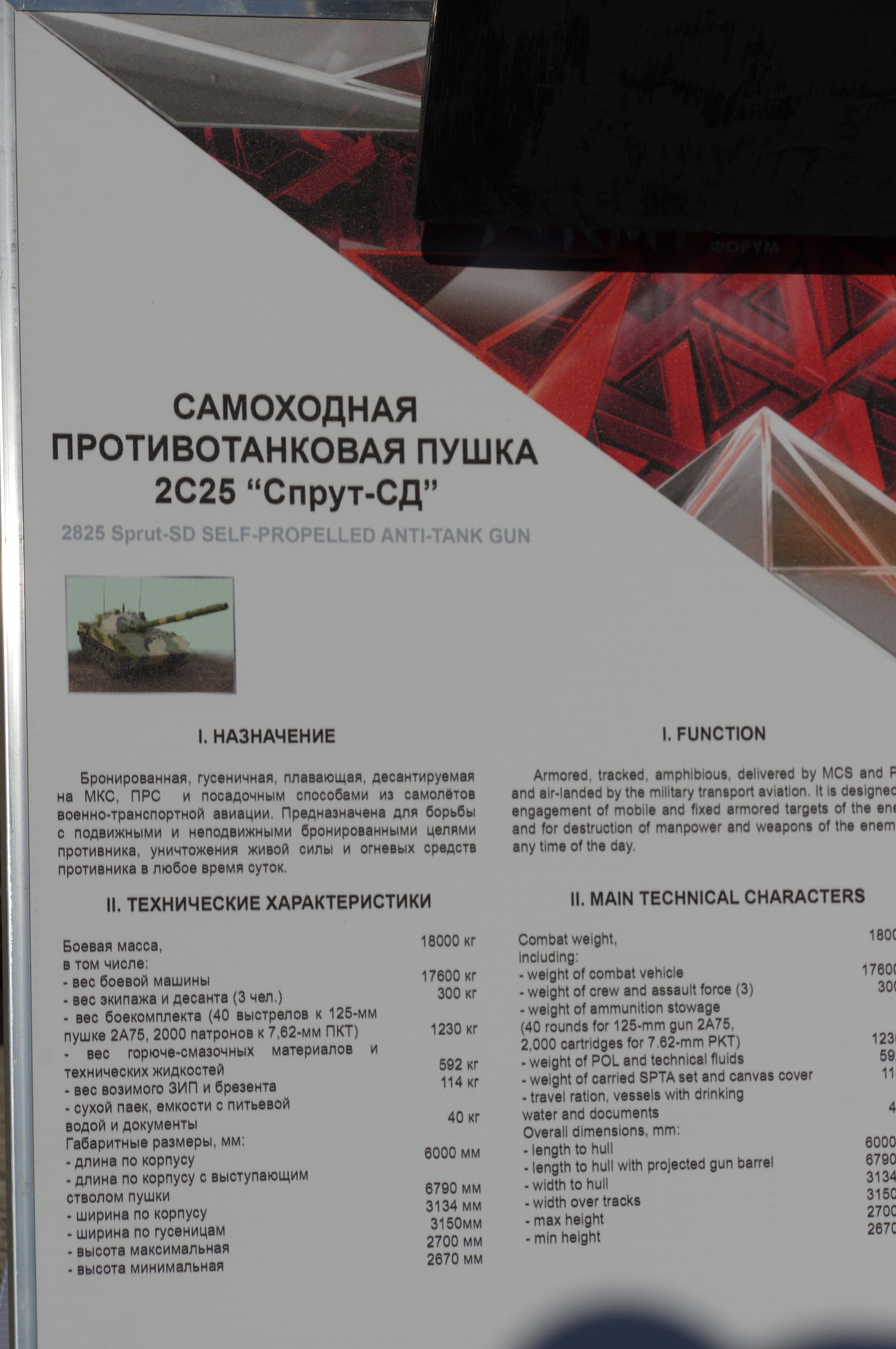 Самоходная противотанковая пушка 2С25 «Спрут-СД»