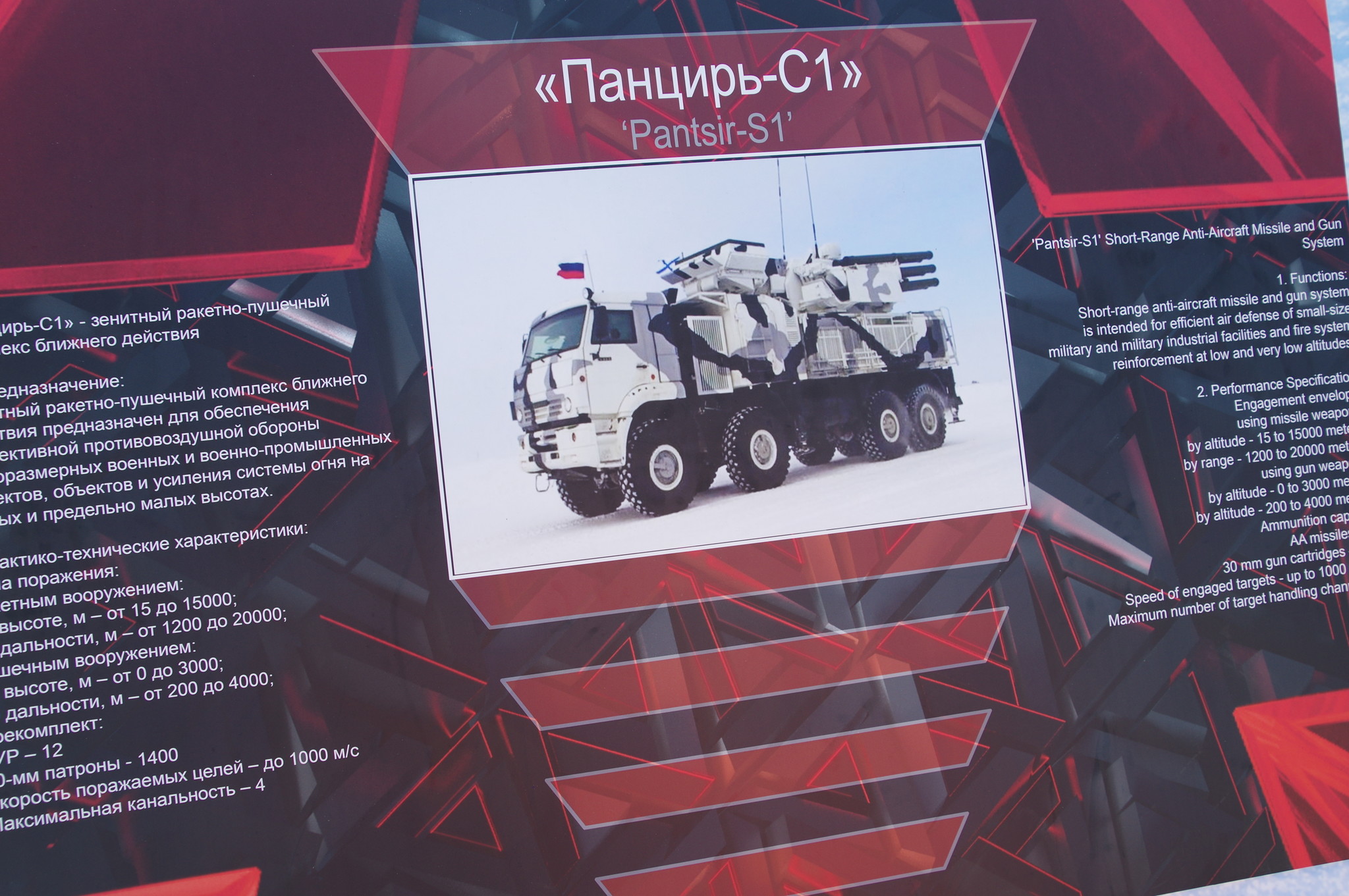 Зенитный ракетно-пушечный комплекс «Панцирь-С1»