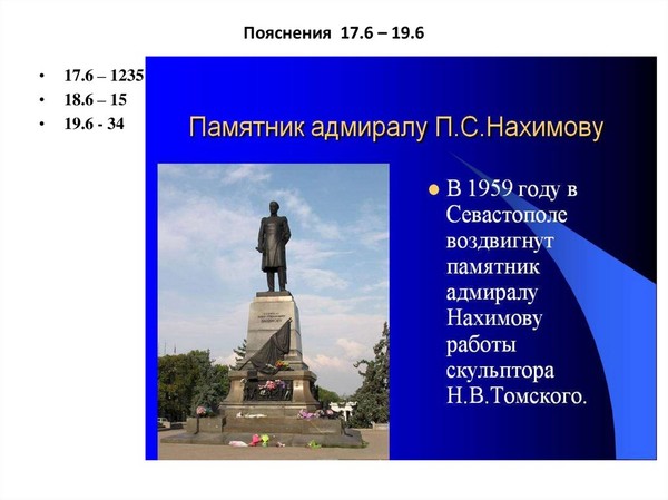 Памятники Севастополя Фото С Описанием Для Детей