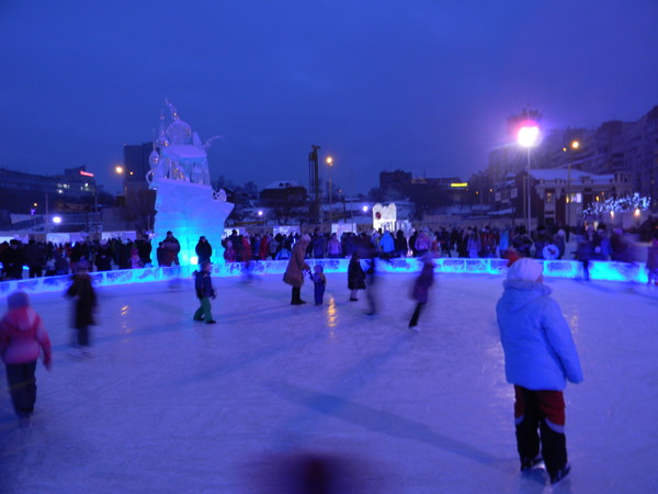 ледовый городок Пермь 2013