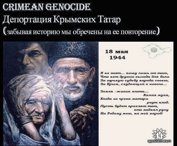 Рисунок на тему депортация крымских татар