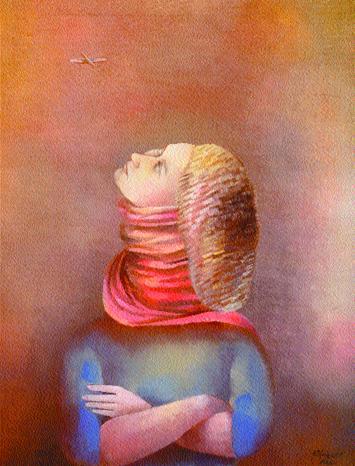 Женщина и аэроплан. 1926 год.