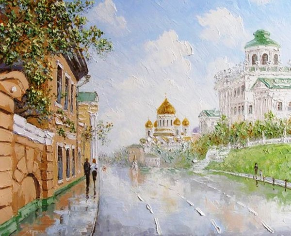 Русский художник автор картины московский дворик 7 букв