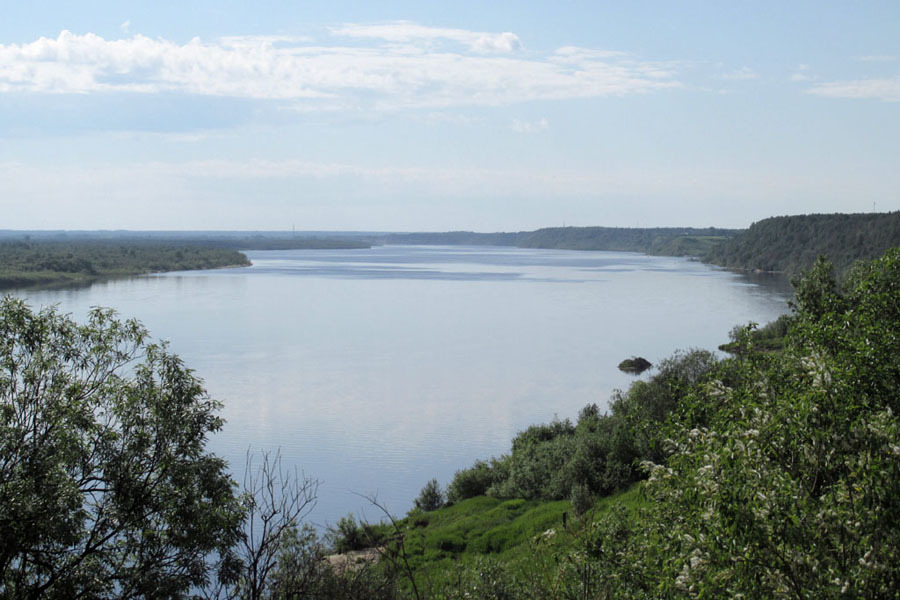 Площадь бассейна северной двины