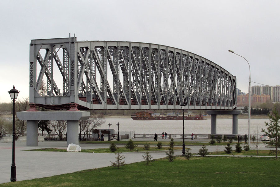 Железнодорожный Мост Новосибирск Фото