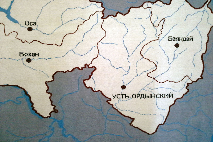 Карта усть ордынского округа усть ордынского