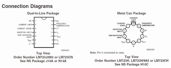 Lm723cn схема блока питания