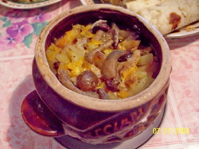 мясо с картофелем по-курски