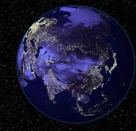 Как выглядит россия из космоса