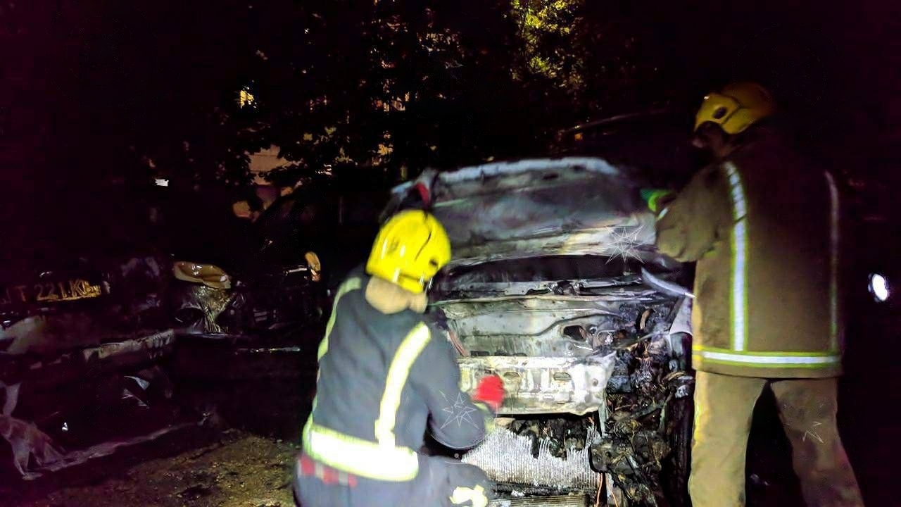 В Тирасполе сгорел автомобиль