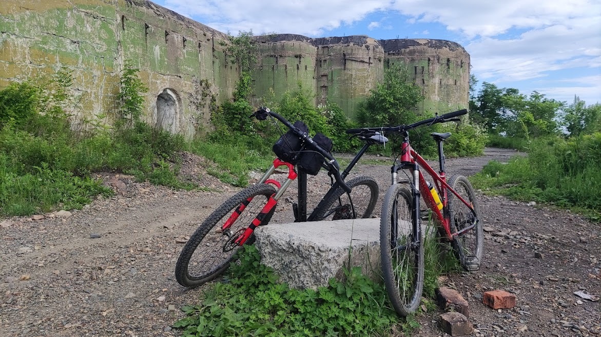 велосипед на форты крепости