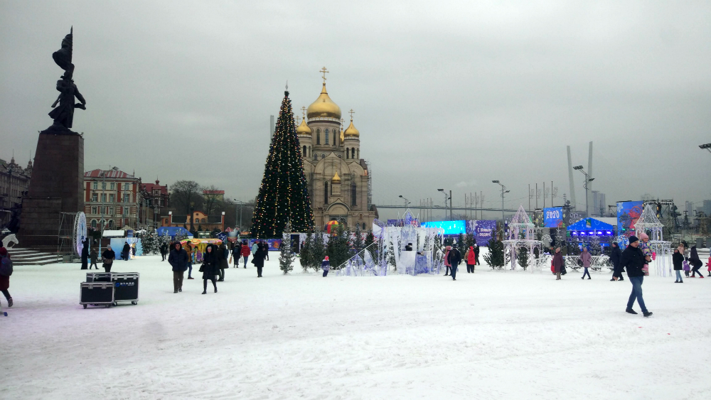 новогодний Владивосток