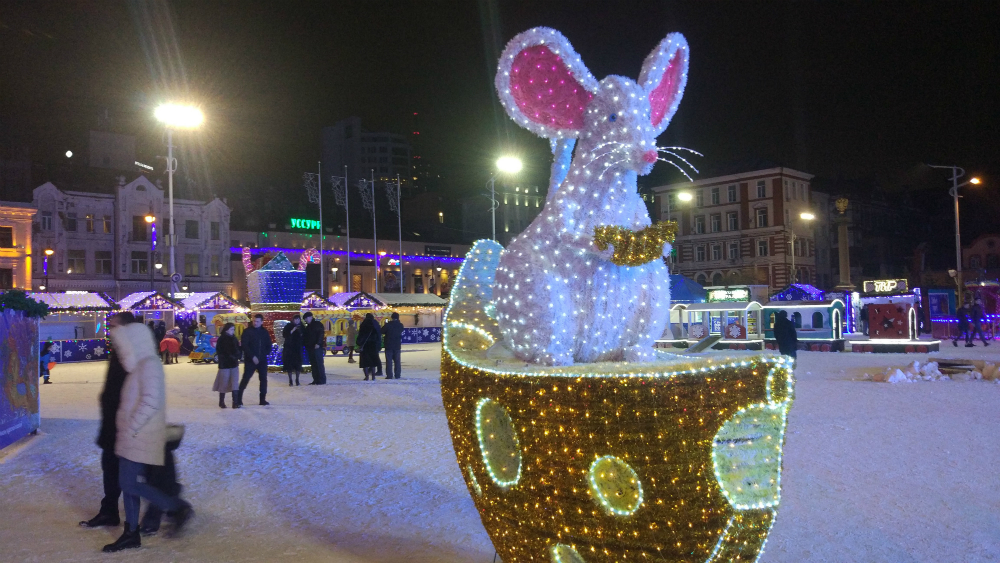 новогодний Владивосток