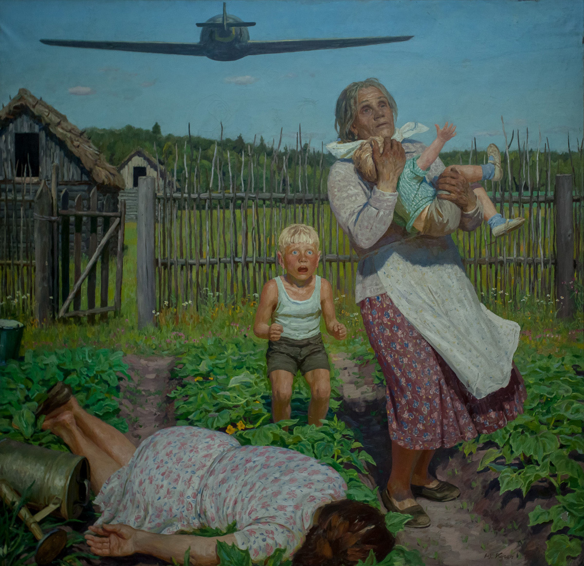 Художник Кугач Юрий Петрович «сироты» 1975
