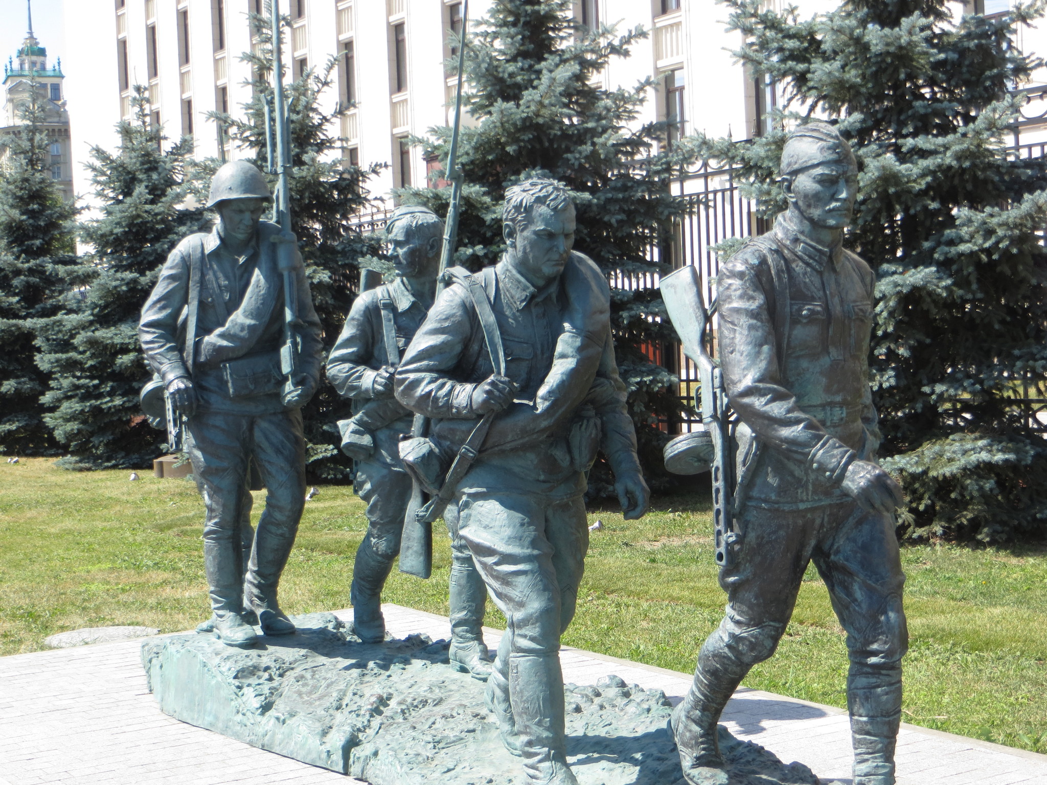 памятник они сражались за родину в москве