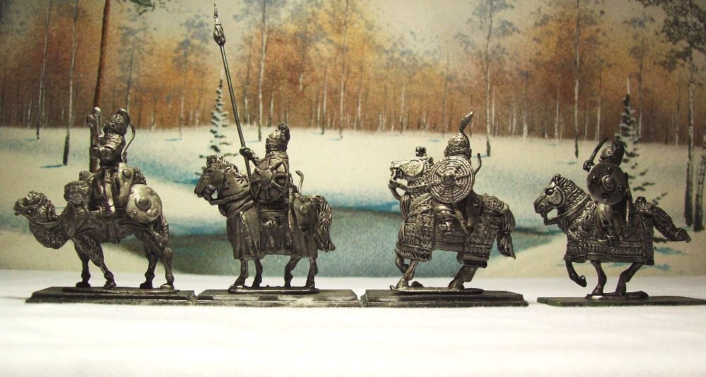 КОННЫЕ МОНГОЛЫ от Varang Miniatures H-3072