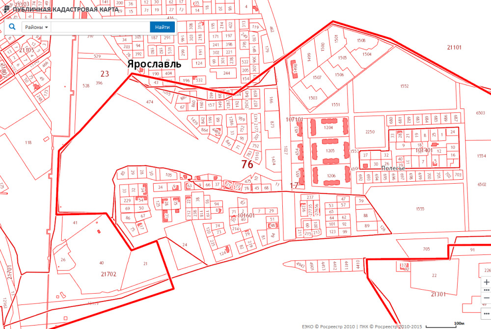 Полесье ярославль карта