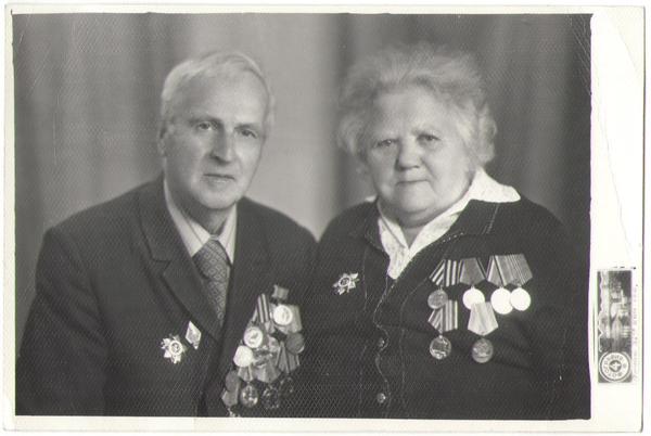1986 г.Витебск. Григорий Логинович Шакулов с супругой Анной Андреевной