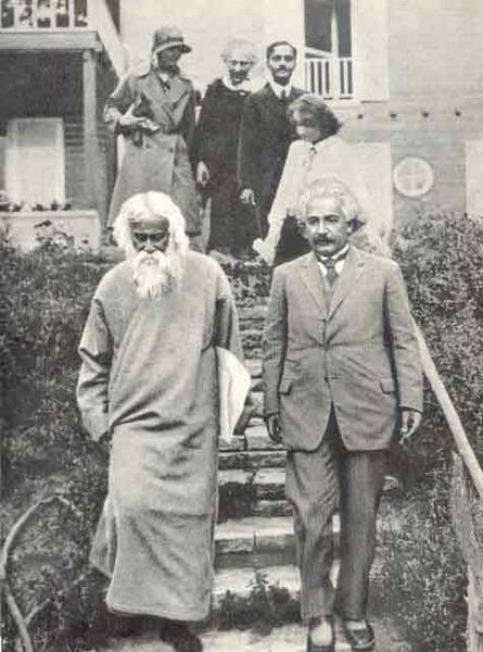 Рабиндранат Тагор и Альберт Эйнштейн 1930г.