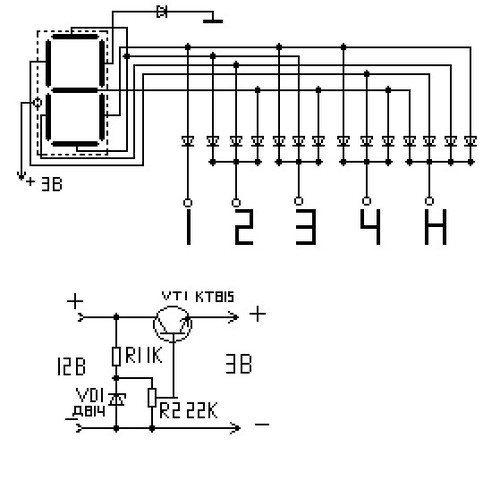 Ba6822s схема включения индикаторов