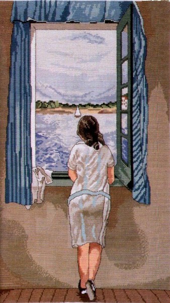 A la Salvador Dali. Вышивка крестом