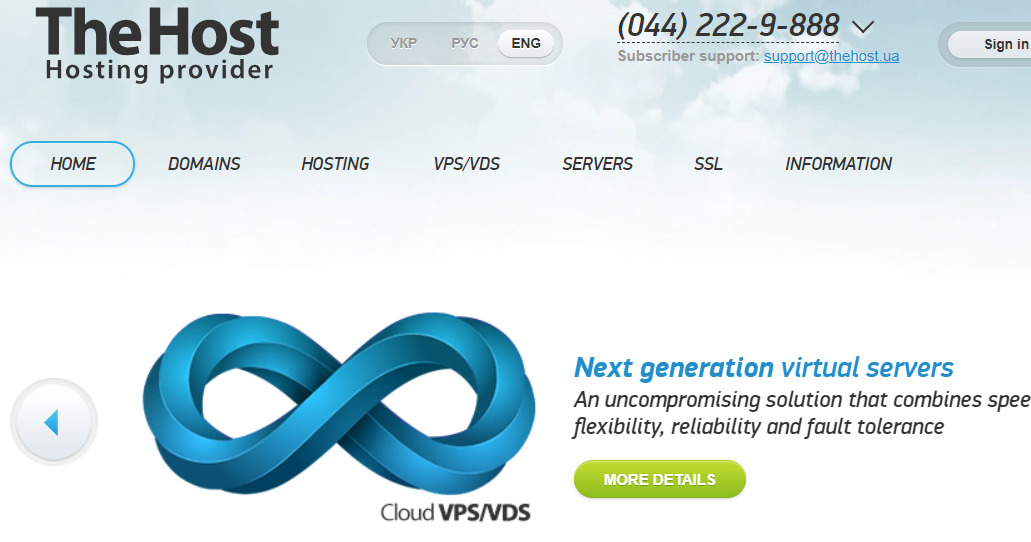 『VPS』TheHost测评 – 1核/1G内存/20G硬盘/不限流量/100Mbps带宽/KVM/乌克兰/5.65＄/月