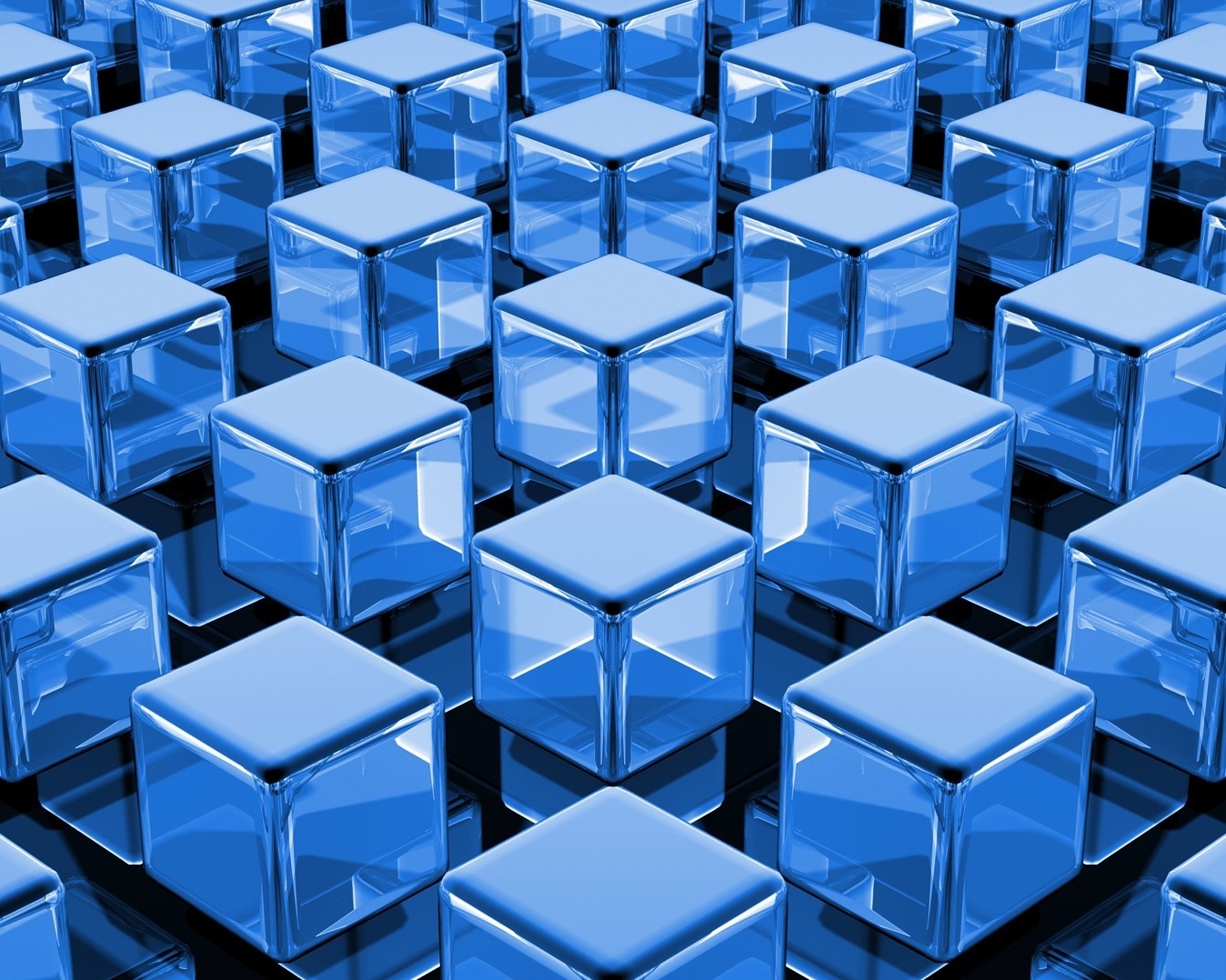 D cubes. Синий кубик. Голубой куб. Кубики "абстракция". 3д куб.