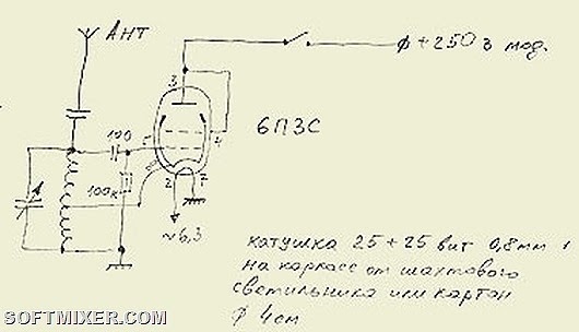 Передатчик на 6п3с схема Дворовые и лагерные песни радиохулиганов. Классика Жанра. - Музыка всех направле
