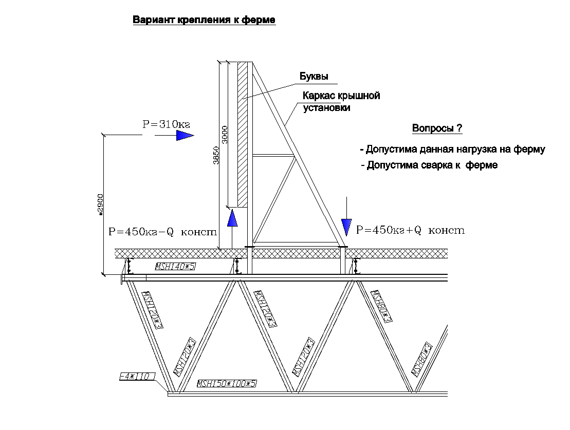 расчет крышной конструкции