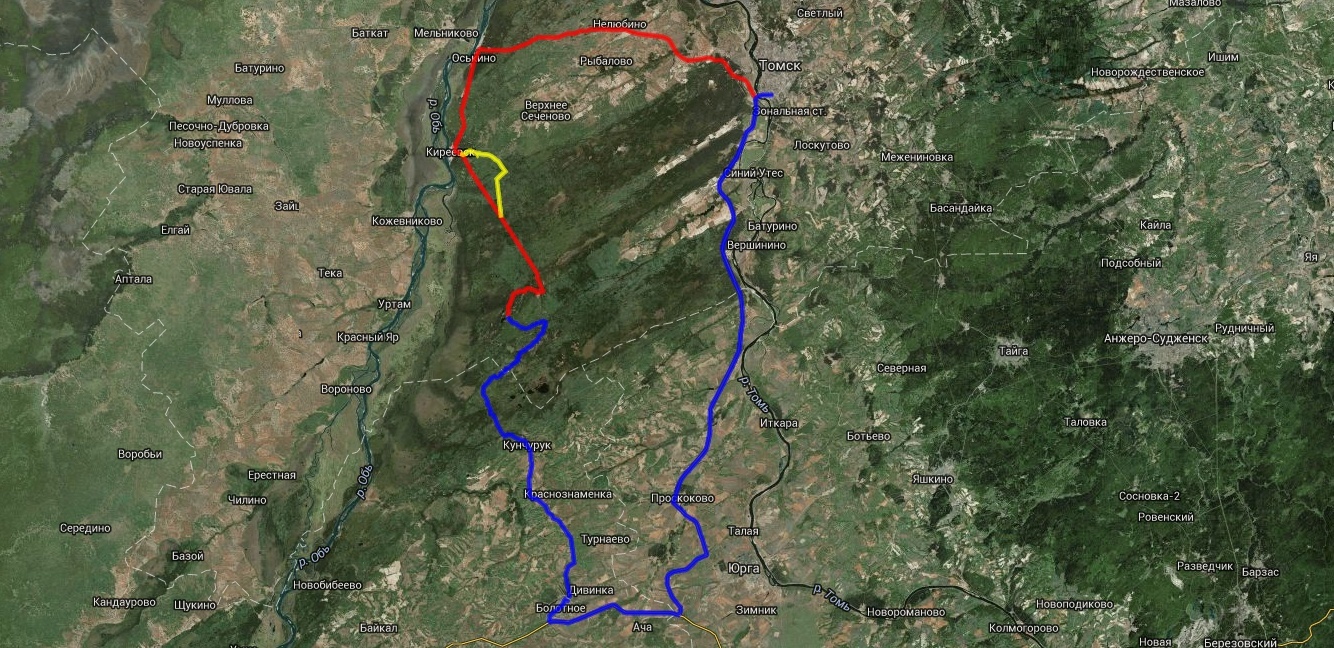 Маршрутки батурино рязань. Межениновка Томская область. Межениновка Томск карта. Маршрут выходного дня. Барзас зимник на карте.